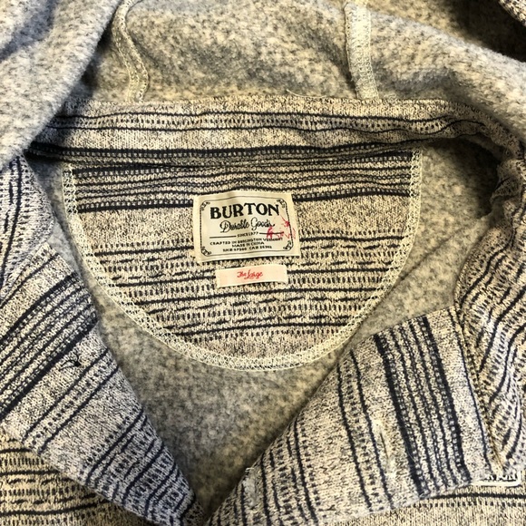 NWT Men’s Burton Pullover Button-up Snowboard Ski Hoodie Large - Picture 2 of 7